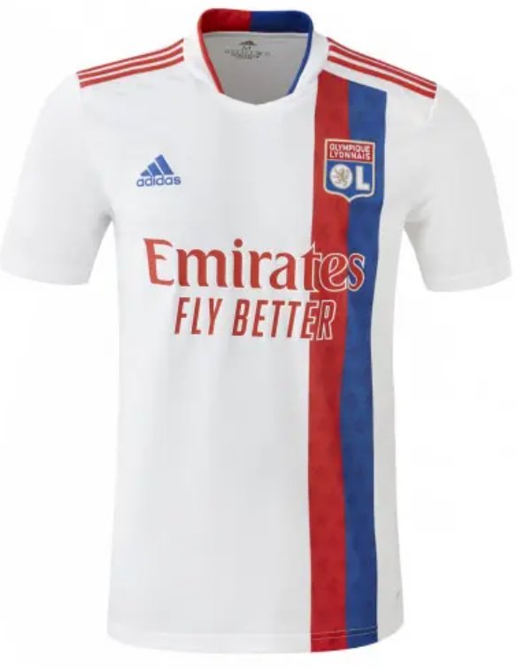 Camisa I Lyon 2021 2022 Adidas oficial